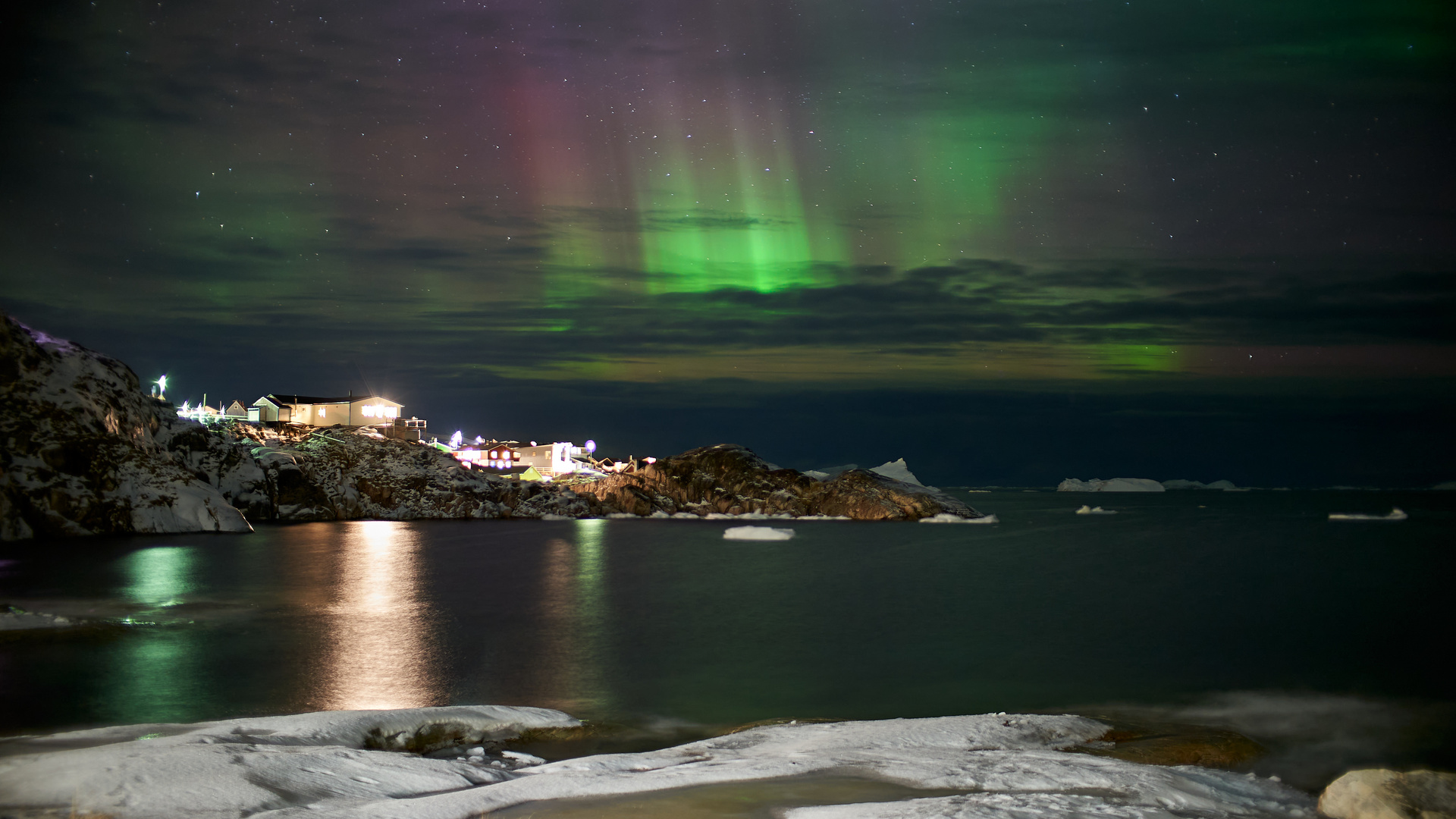 Polarlicht in Ilulissat