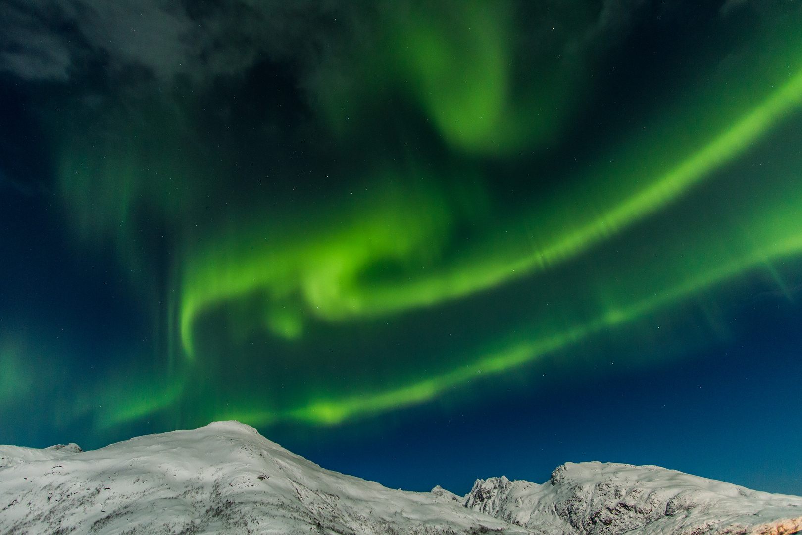 Polarlicht in Norwegen bei Tromsö