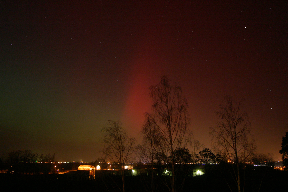 Polarlicht in Oschatz - 20.11.2003