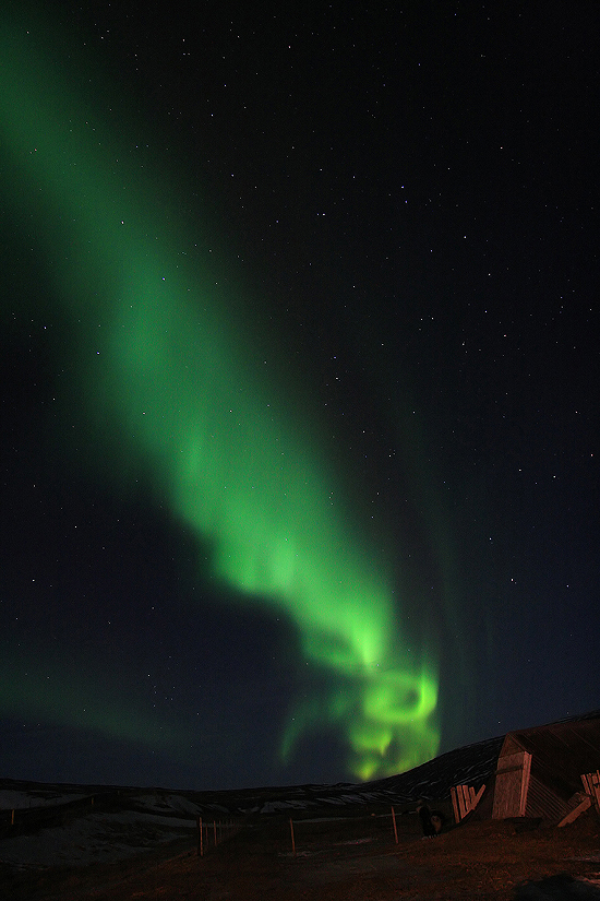 Polarlicht in Ostisland