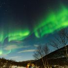 Polarlicht in Utsjoki im Feriencamp Valle (Februar 2015)