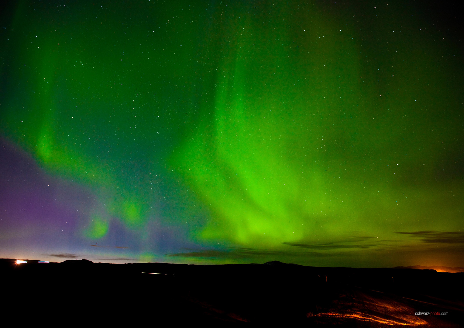 Polarlicht Island