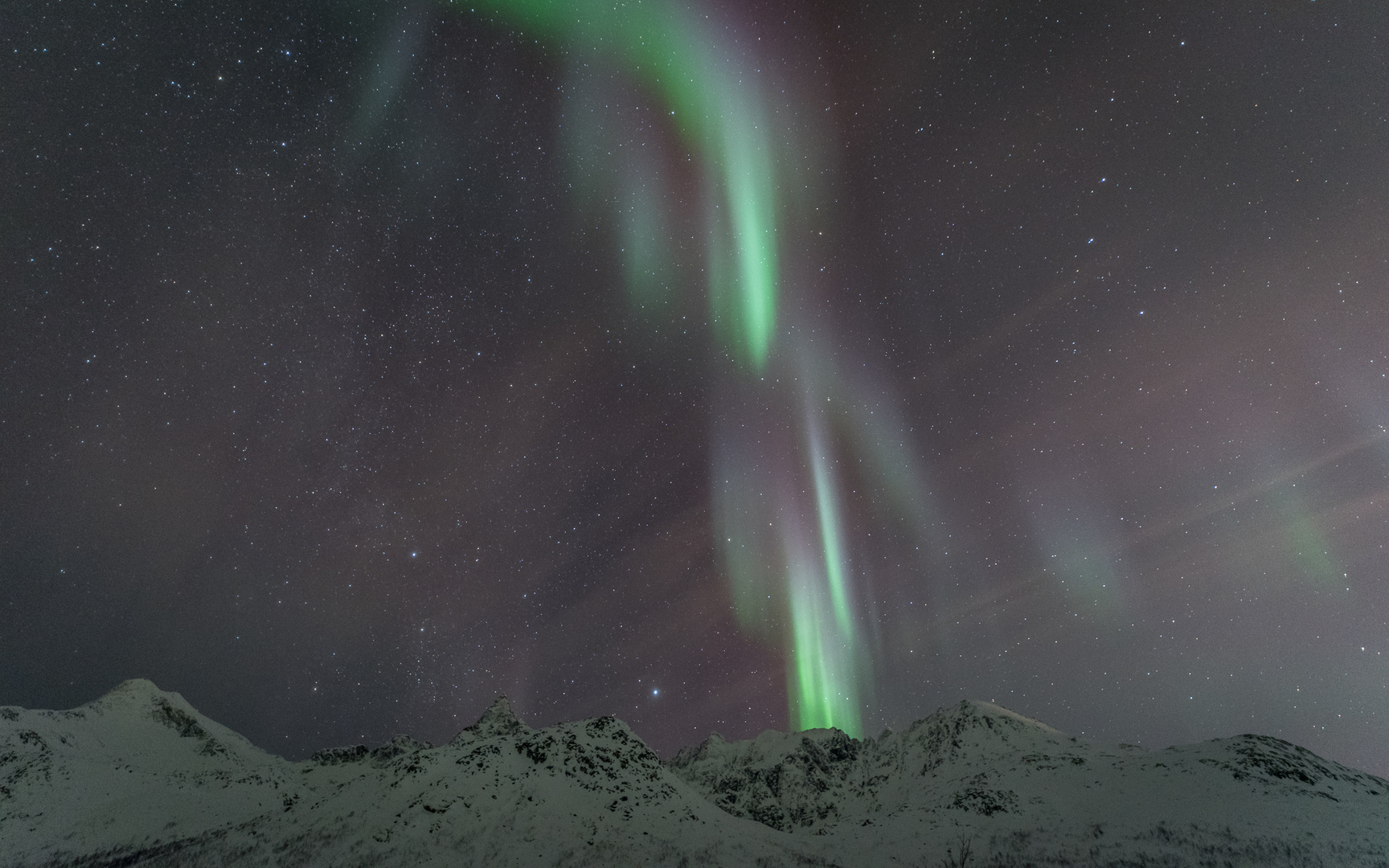 Polarlicht nahe Tromsö