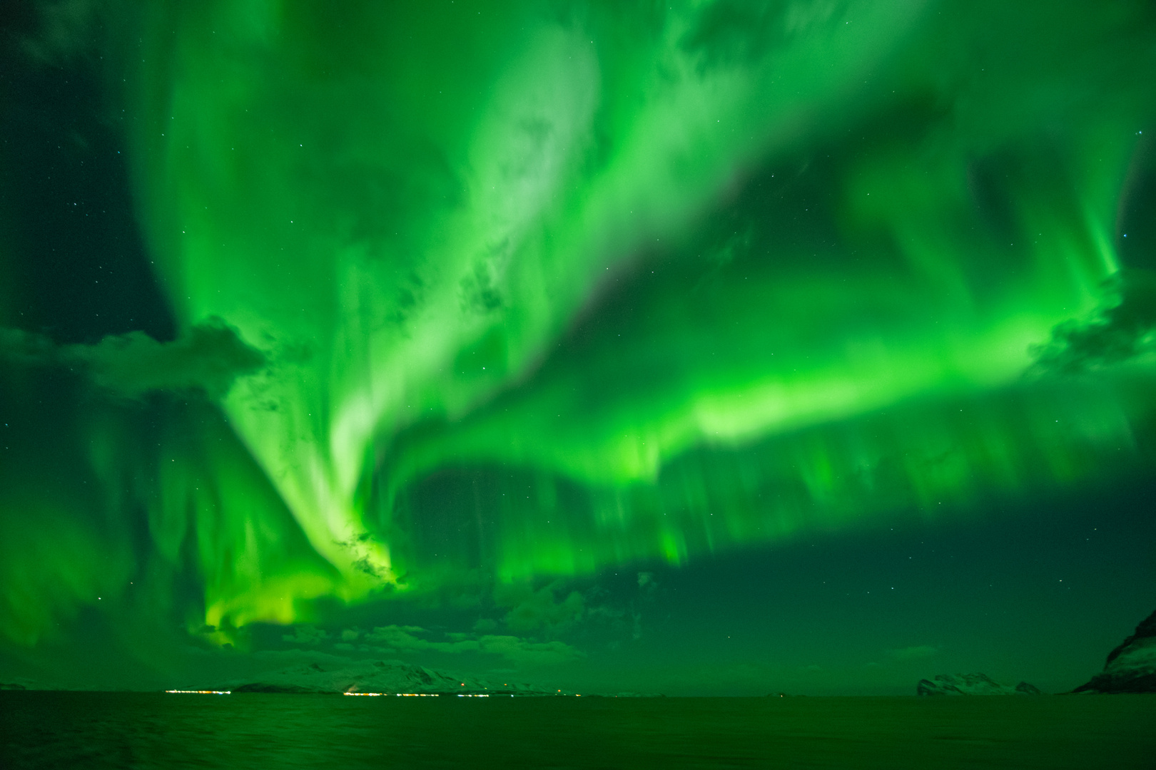 Polarlicht nördlich von Tromsø