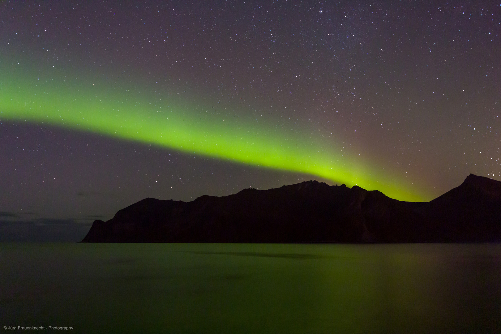 Polarlicht Norwegen/Senja/Mefjorf