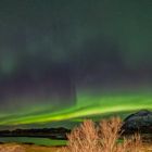 Polarlicht-Panorama auf der Insel Senja