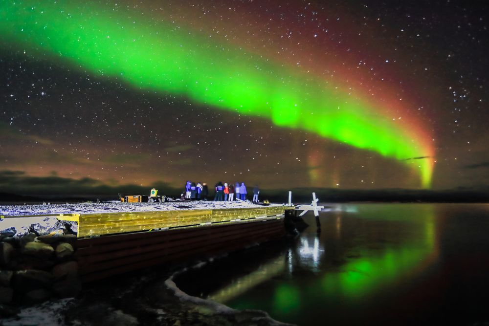 Polarlicht schwedisch Lappland