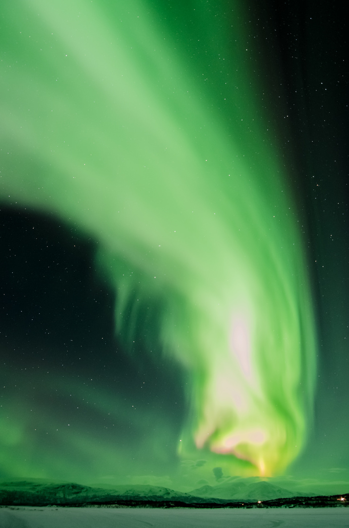 Polarlicht über Abisko, Lappland