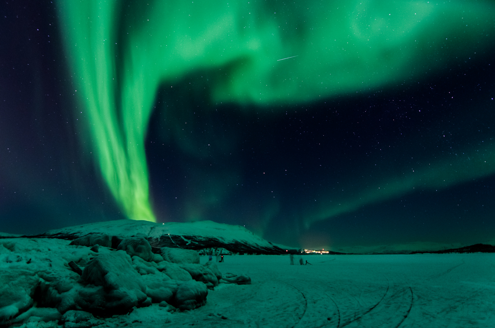 Polarlicht über Abisko, Lappland