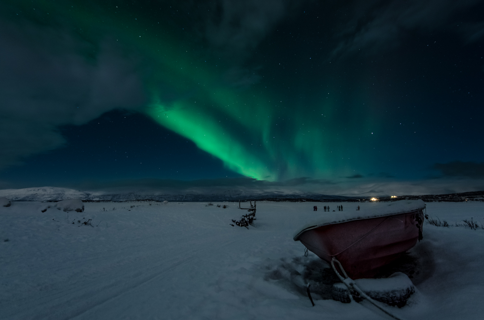 Polarlicht über Absiko - Lappland Feb 2014