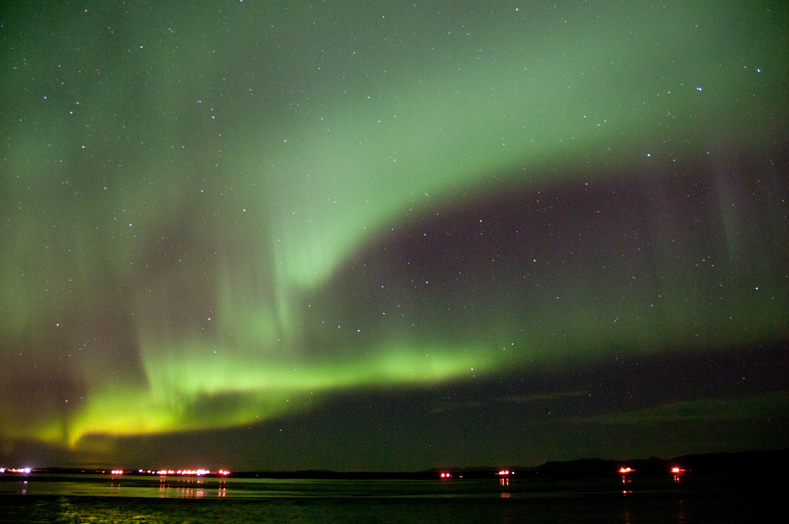 Polarlicht über Borganes (64°32' N) II