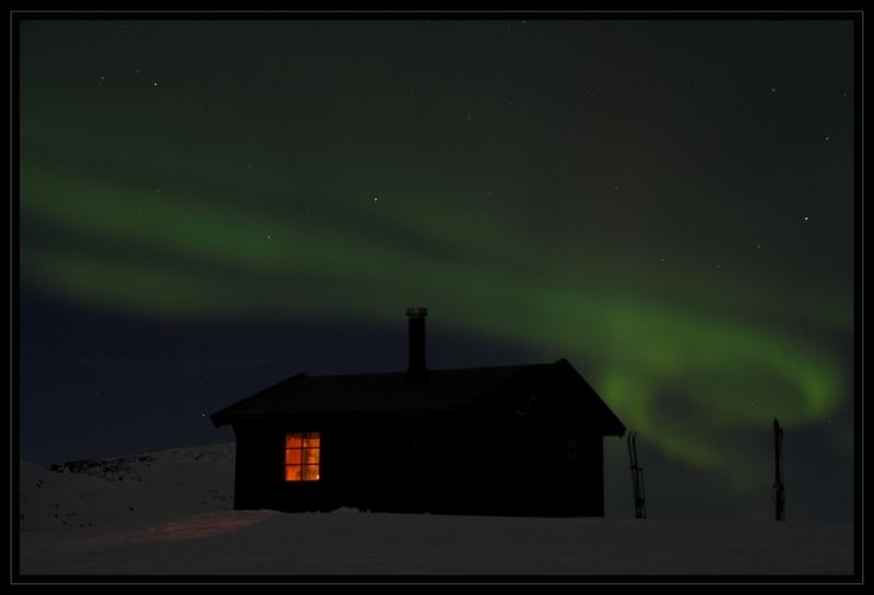 Polarlicht über Caihnavaggi