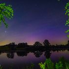 Polarlicht über dem Degenbachsee Crailsheim