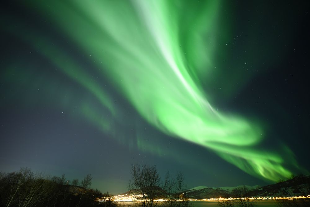 Polarlicht über Harstad