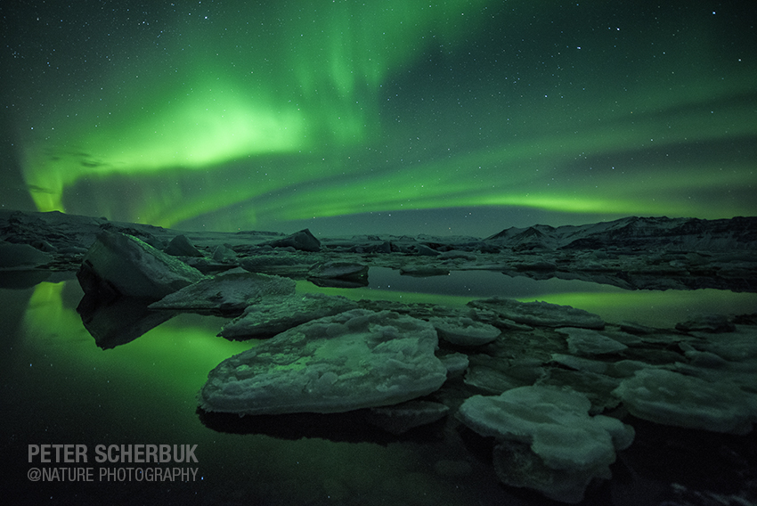 Polarlicht über Island