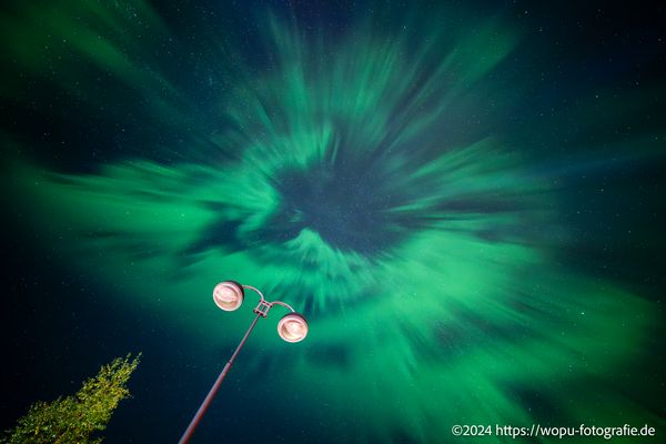 Polarlicht über Levi