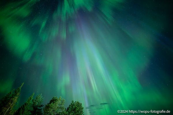 Polarlicht über Levi