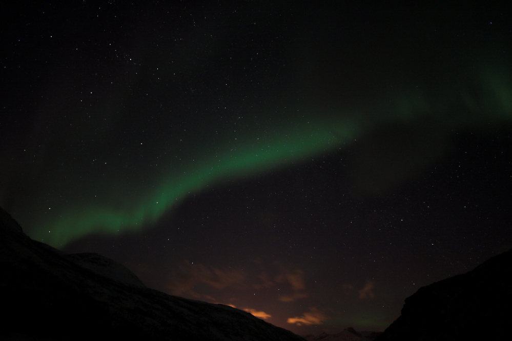 Polarlicht über Narvik