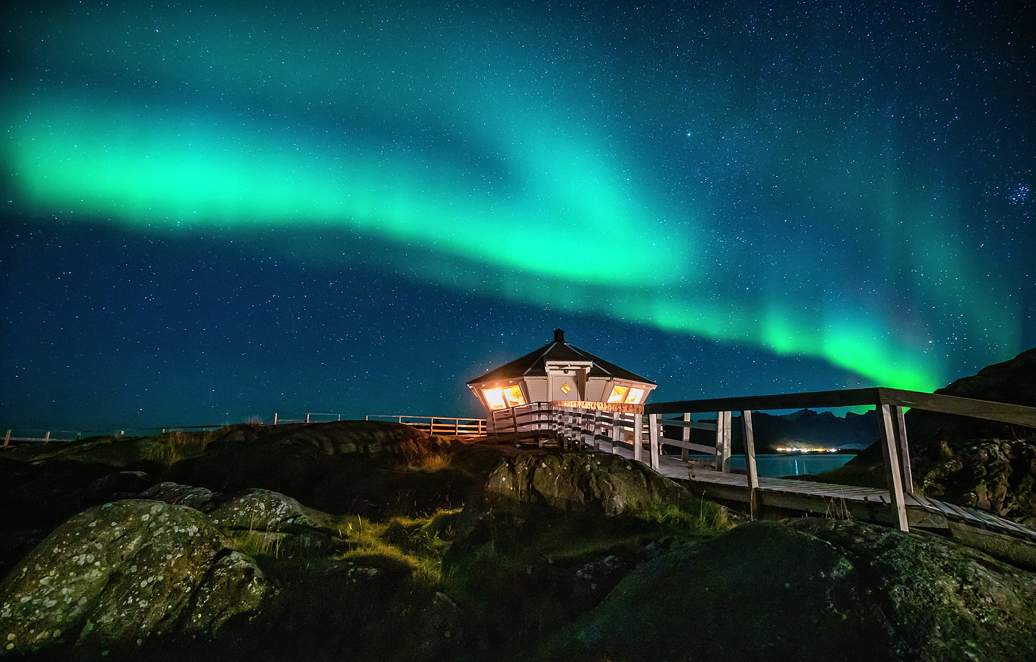 Polarlicht über Senja