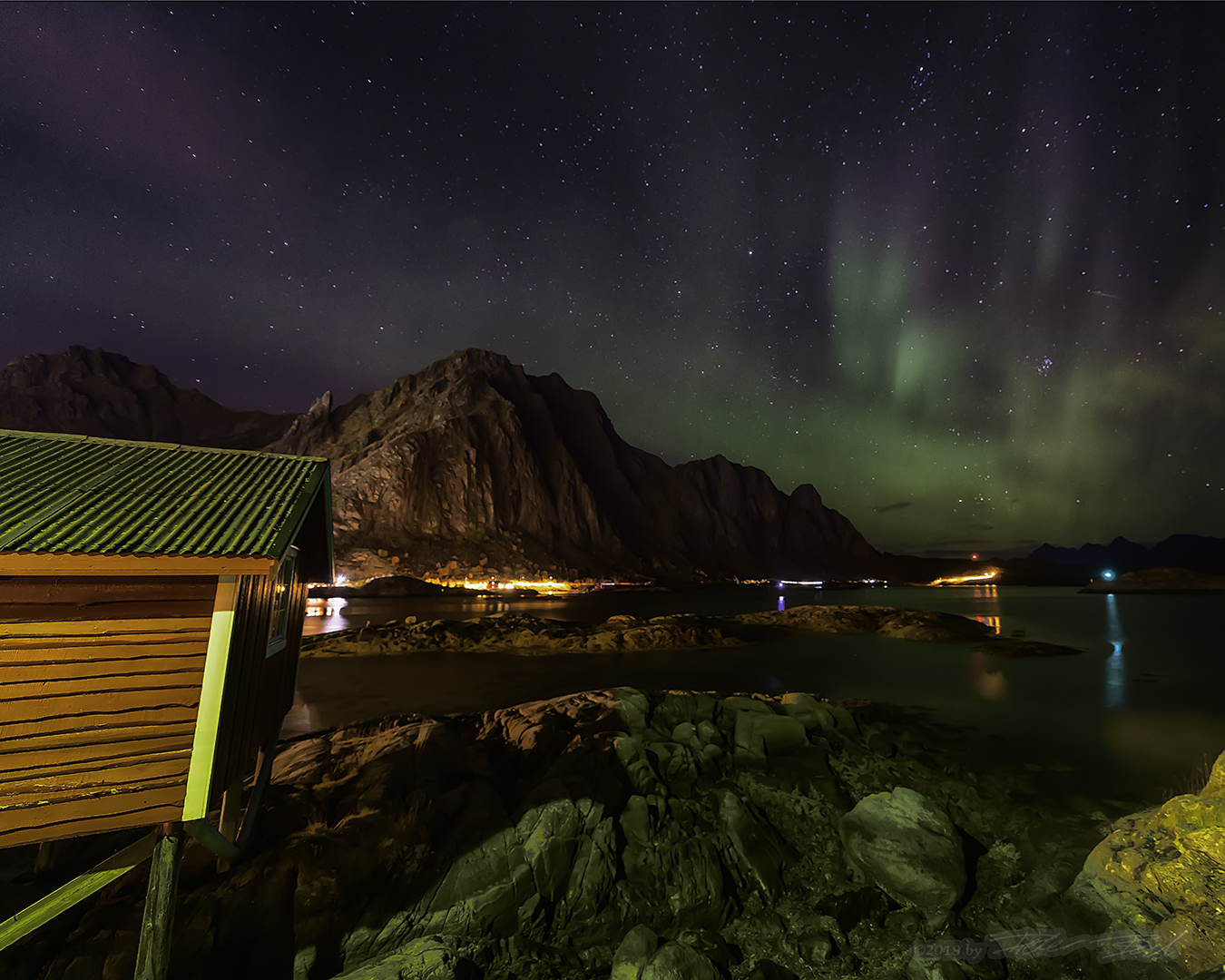 Polarlicht über Svolvær