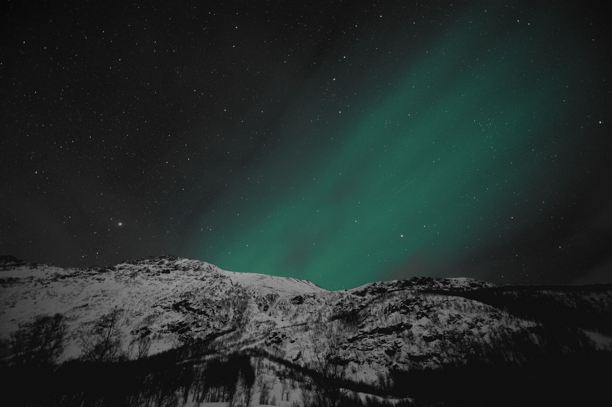 Polarlicht über Troms / Norwegen 2