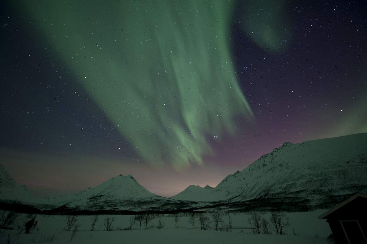 Polarlicht über Troms / Norwegen 3