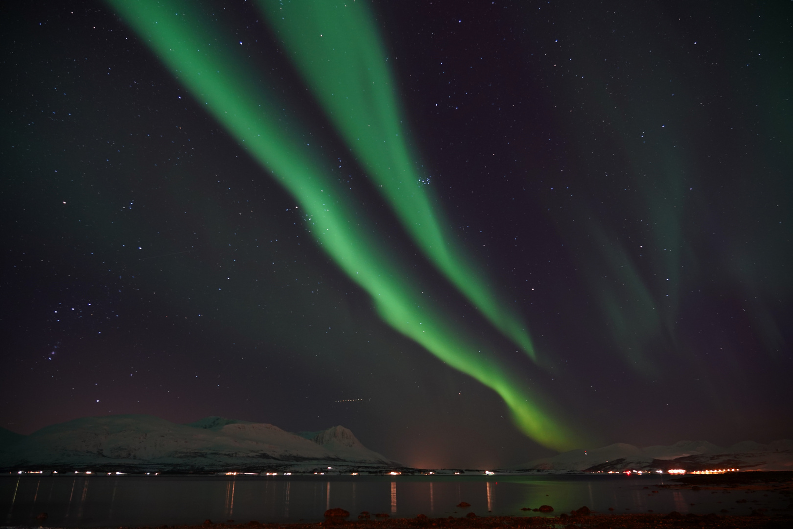 Polarlicht über Tromsö