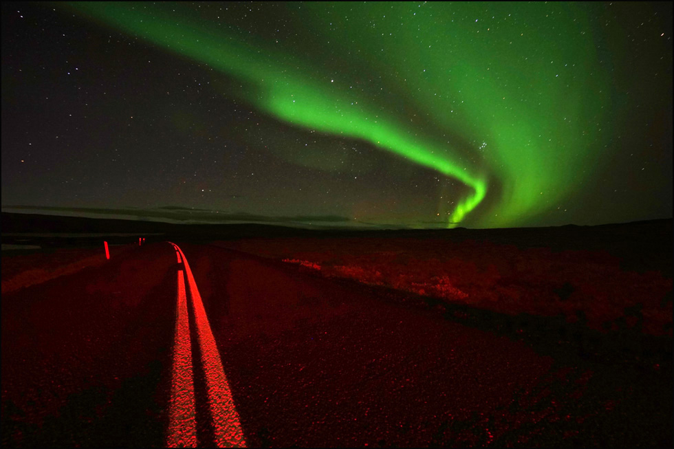 Polarlicht und Rücklicht