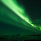 Polarlichter am Jökulsarlon Ice Beach 2