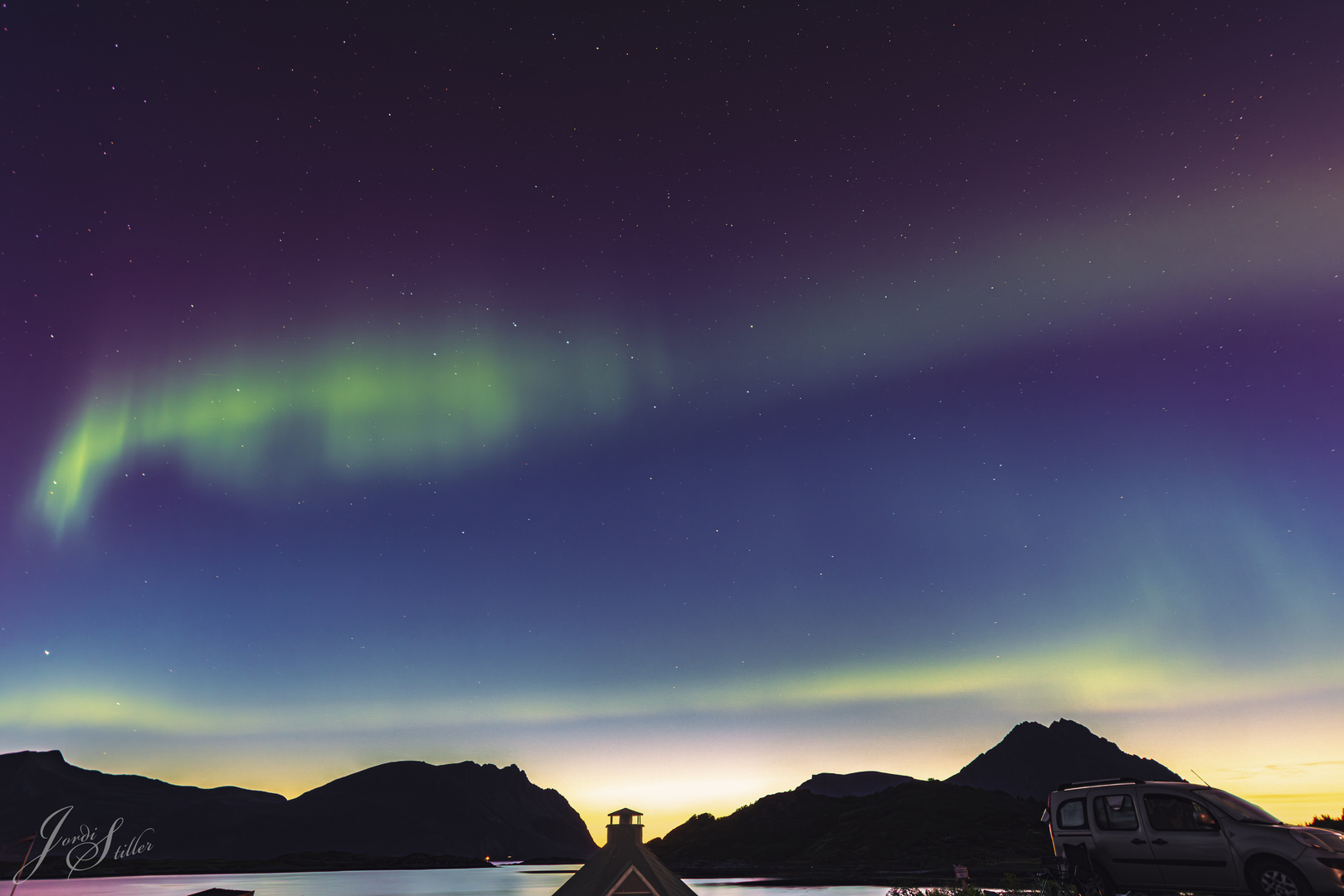 Polarlichter auf den Lofoten