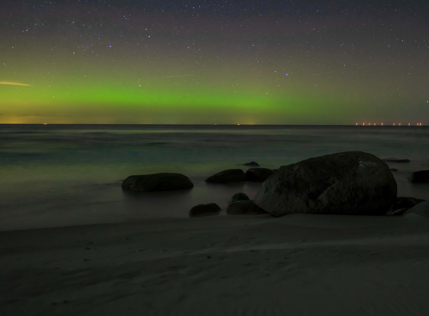 Polarlichter auf Rügen