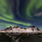 Polarlichter auf Stokksnes