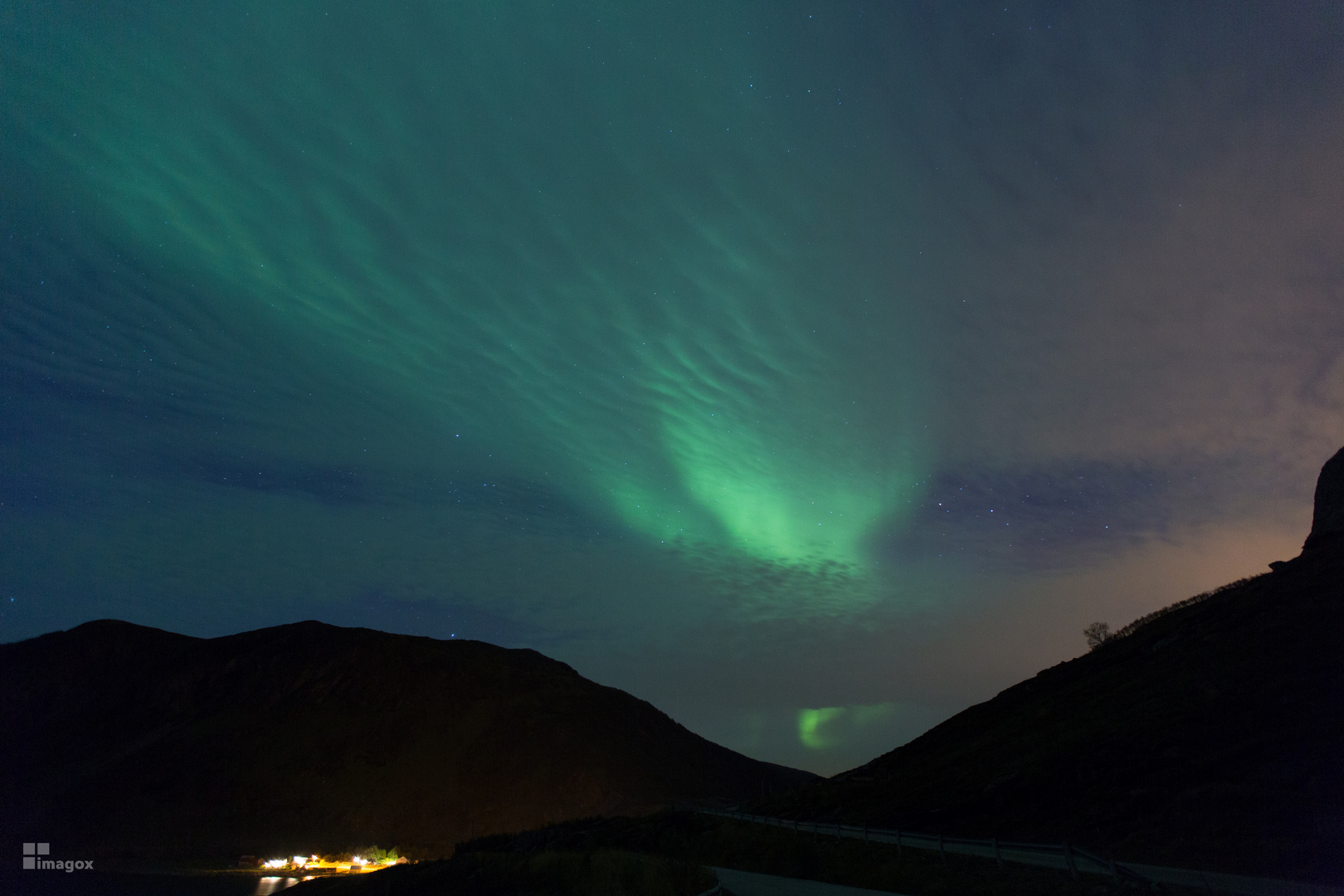 Polarlichter ausserhalb von Tromsø