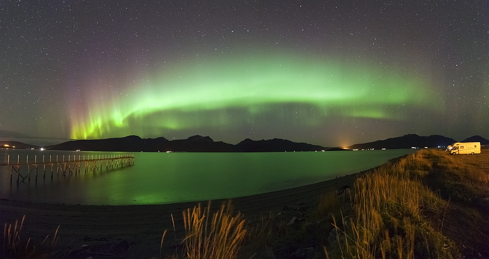 Polarlichter bei Tromsö