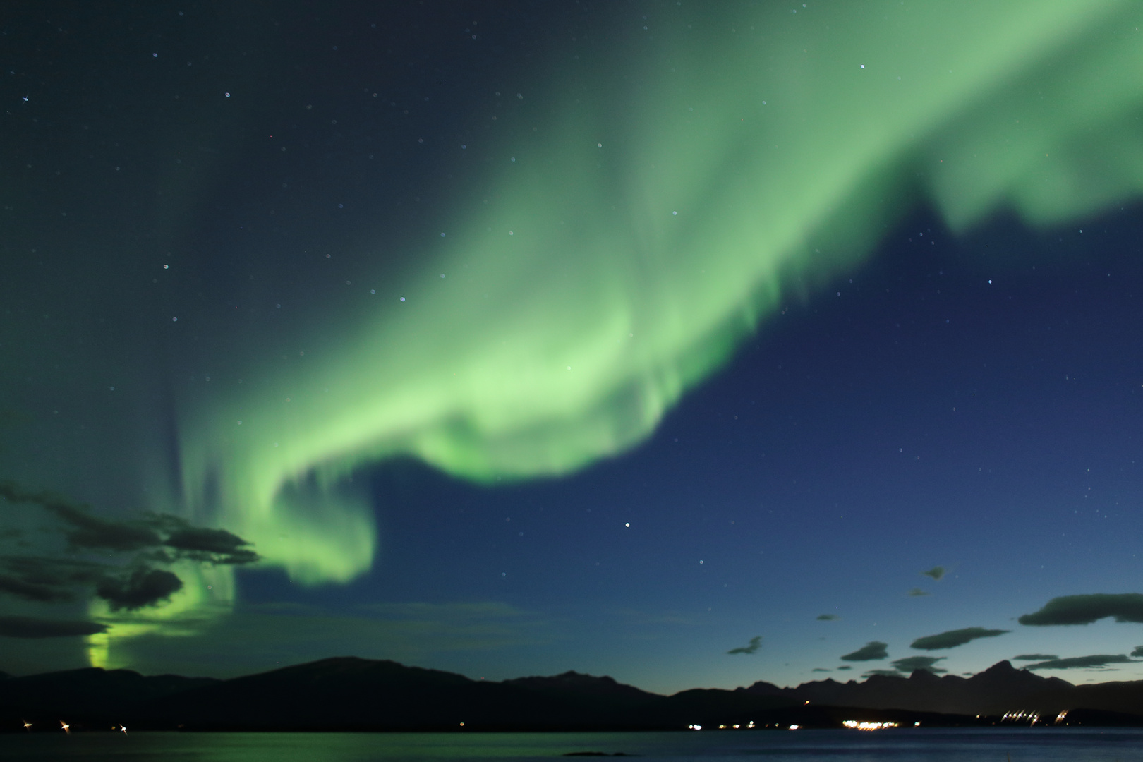 Polarlichter bei Tromsö