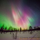 Polarlichter i Lappland