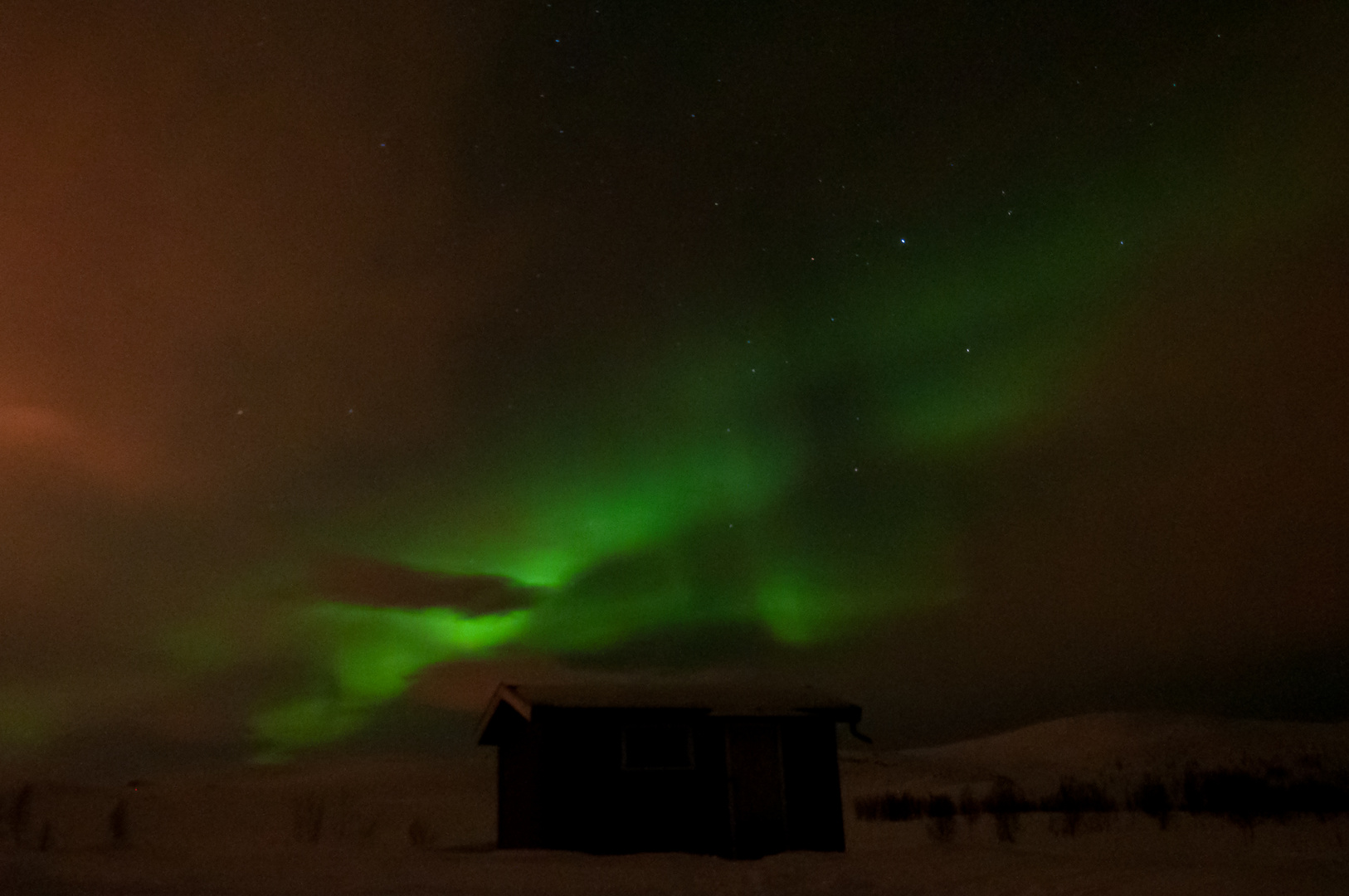 Polarlichter im Fjell