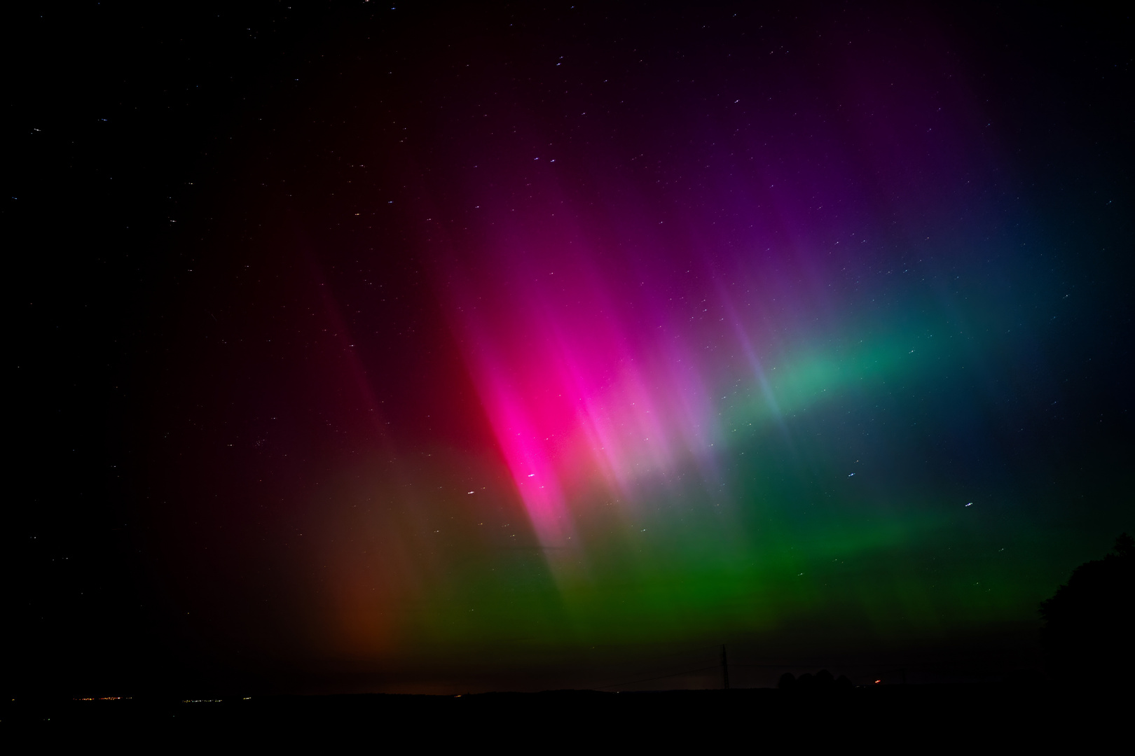 Polarlichter in Bayern