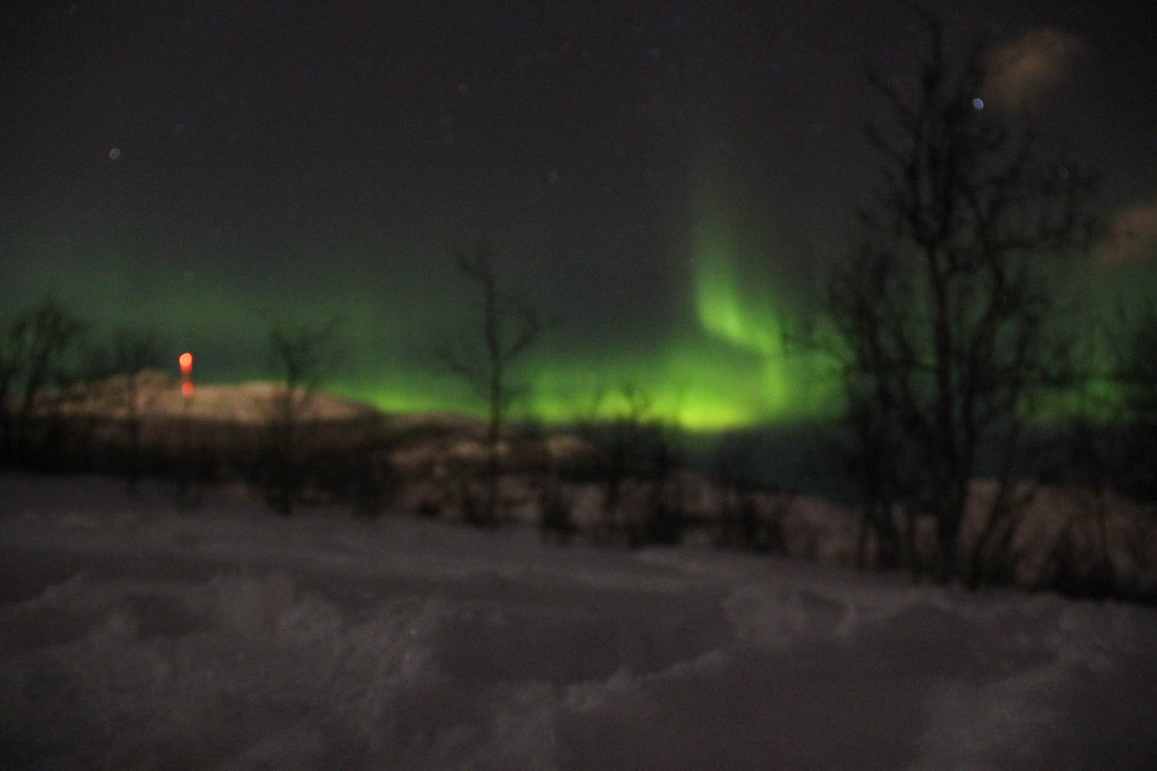 Polarlichter in Kiruna