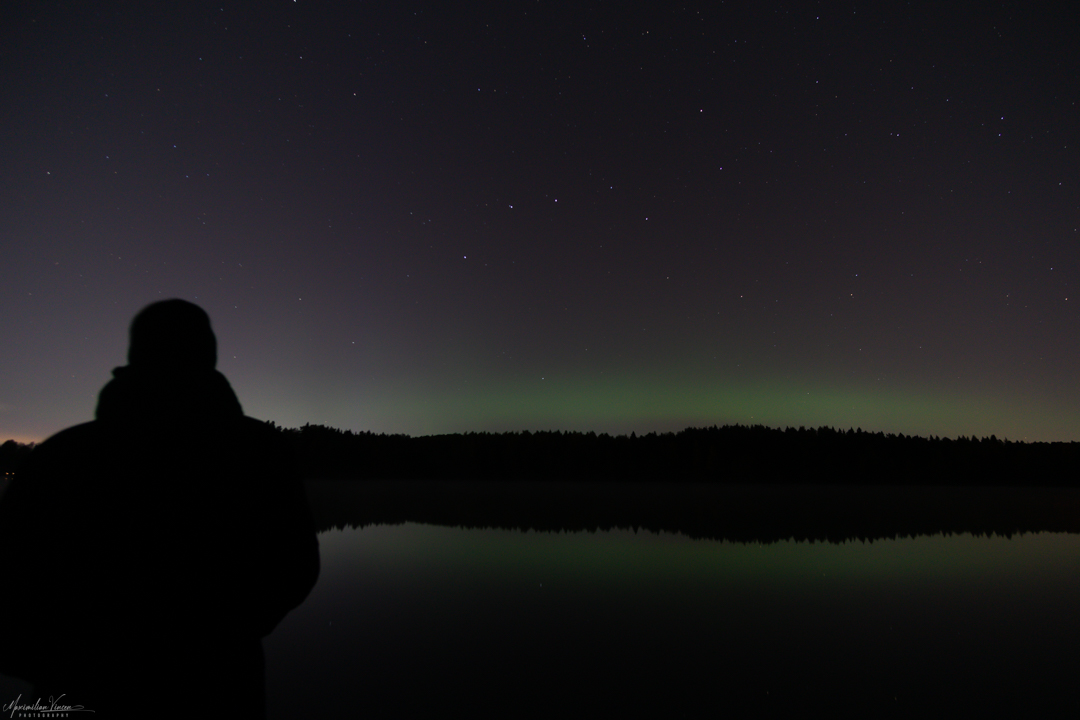 Polarlichter in Tampere Finnland