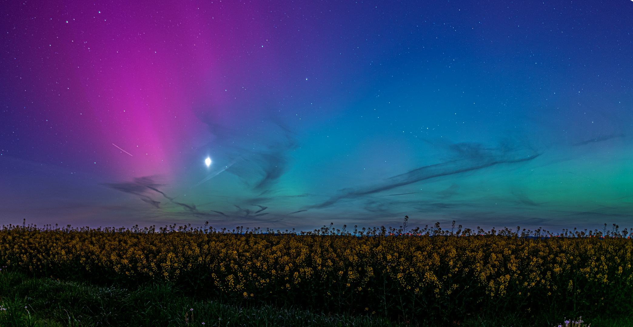 Polarlichter in Waldeck Frankenberg