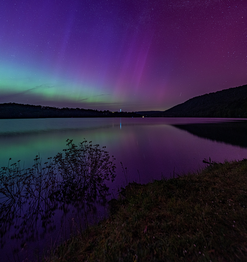 Polarlichter in Waldeck Frankenberg