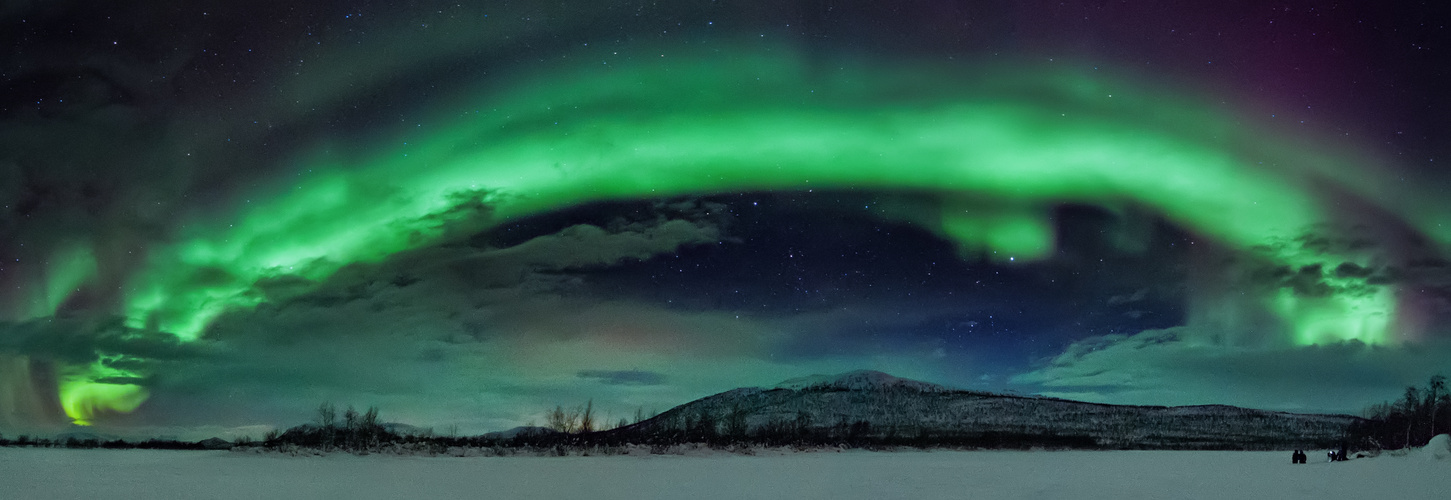 Polarlichter Panorama