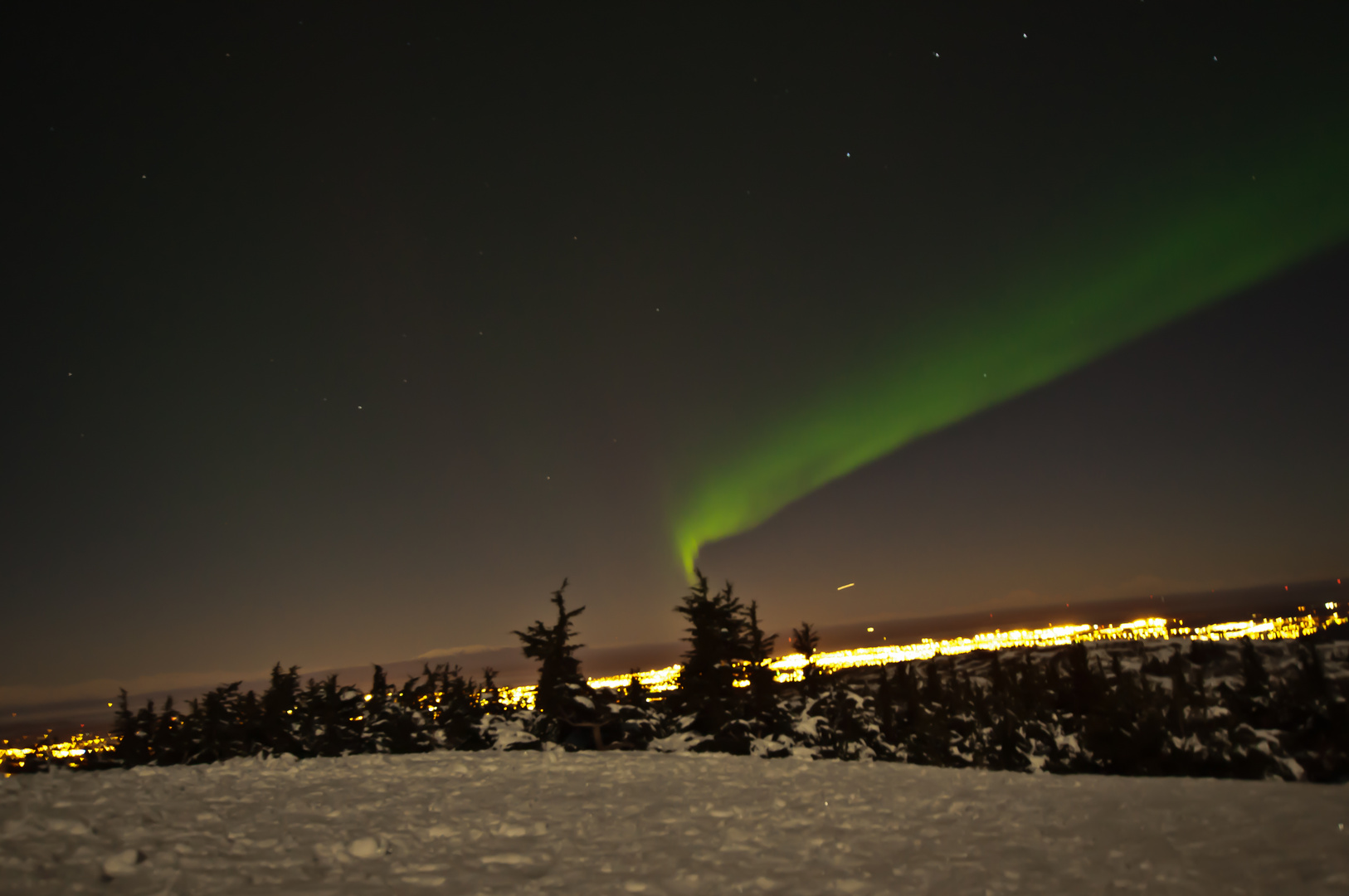 Polarlichter über Anchorage
