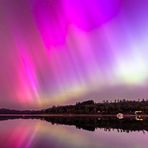 Polarlichter über Bleilochstausee