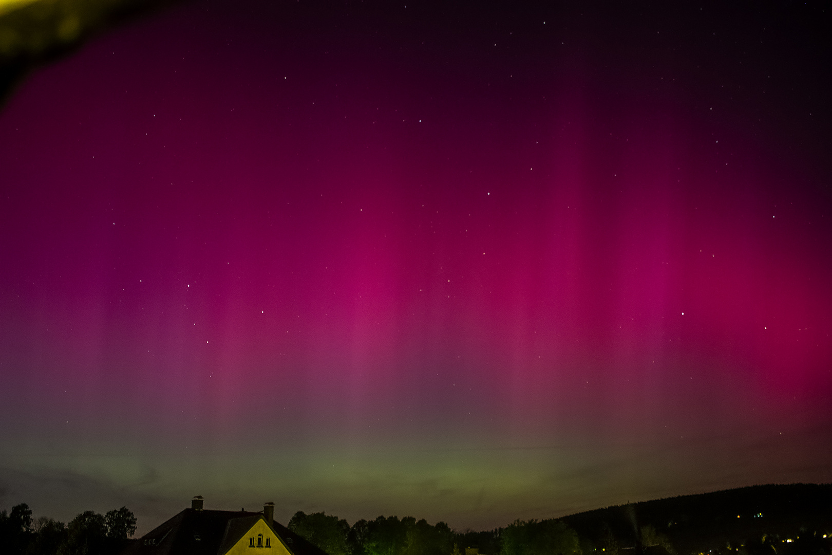 Polarlichter über Crottendorf