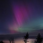 Polarlichter über dem Großen Feldberg im Taunus