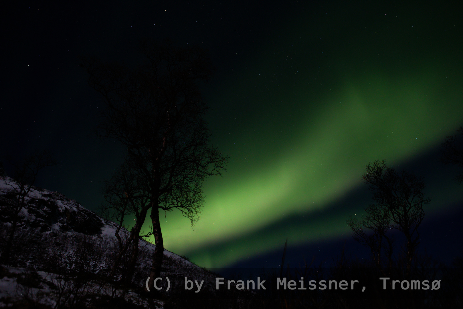 Polarlichter über dem Grøtfjord 3