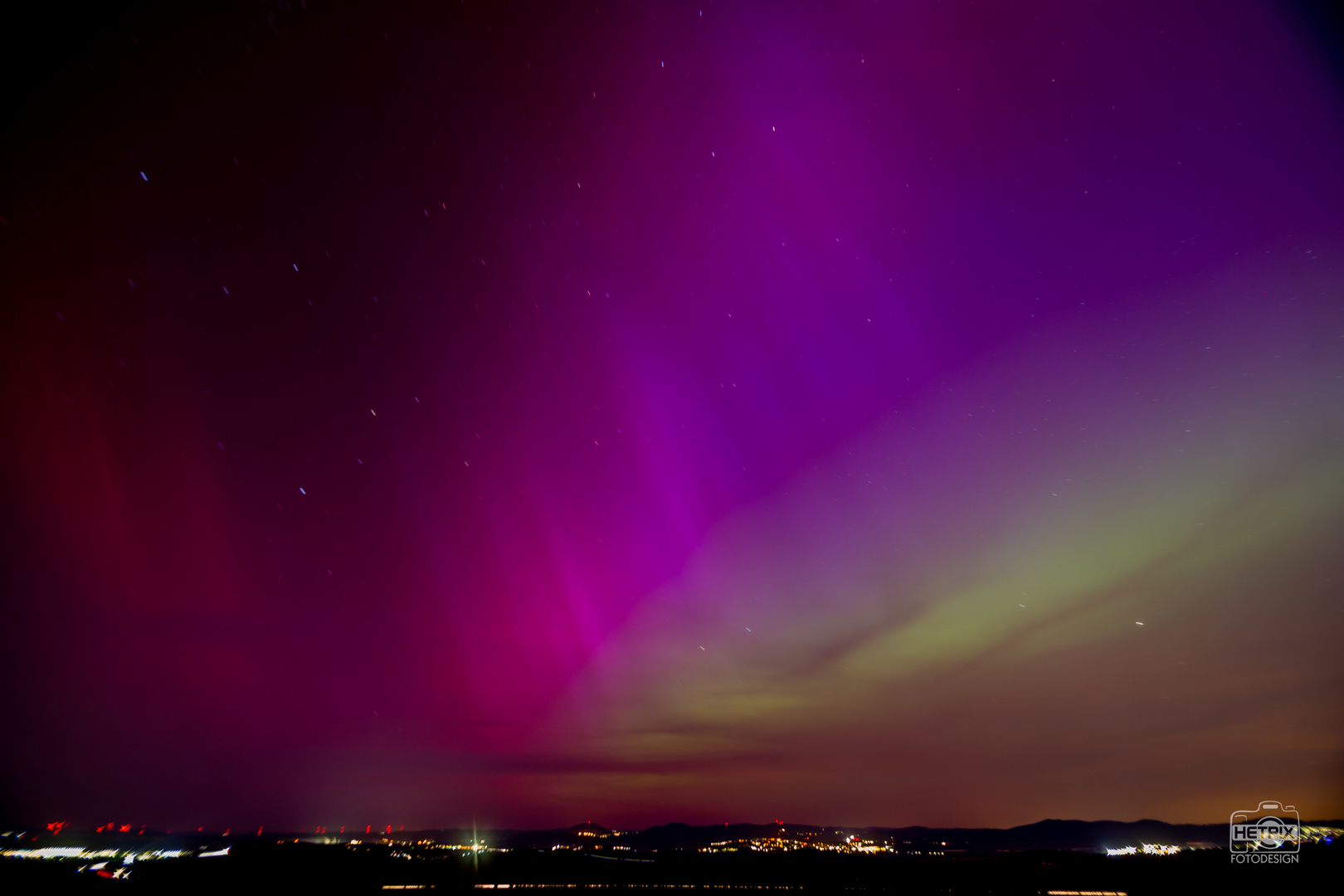 Polarlichter über dem Maifeld