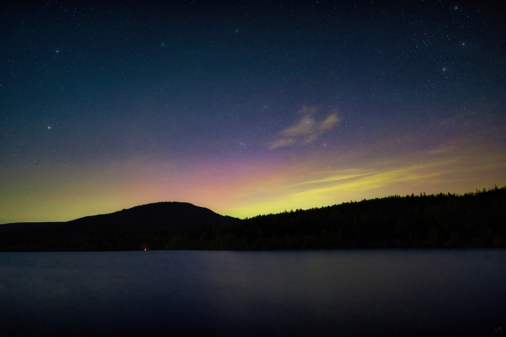 Polarlichter über dem Nordschwarzwald